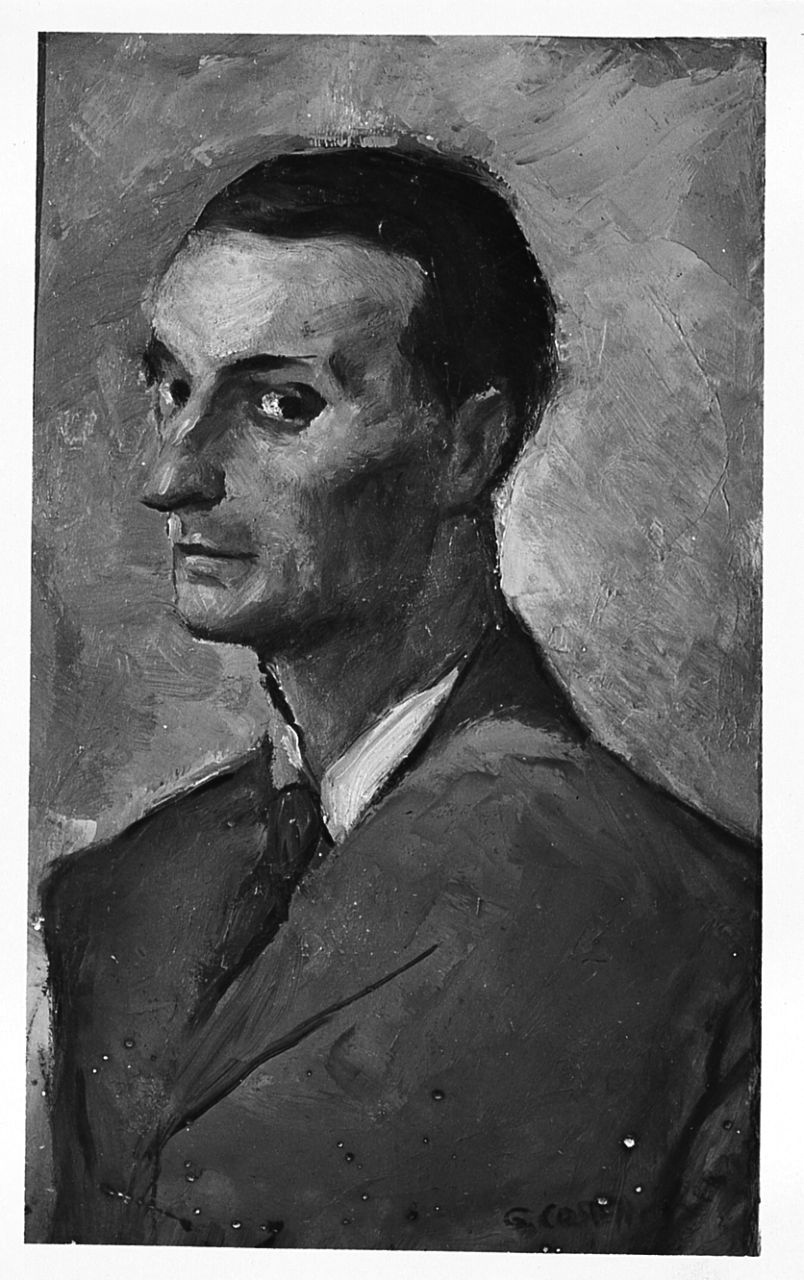 Ritratto dell'amico Vannicola, ritratto d'uomo (dipinto) di Costetti Giovanni (sec. XX)