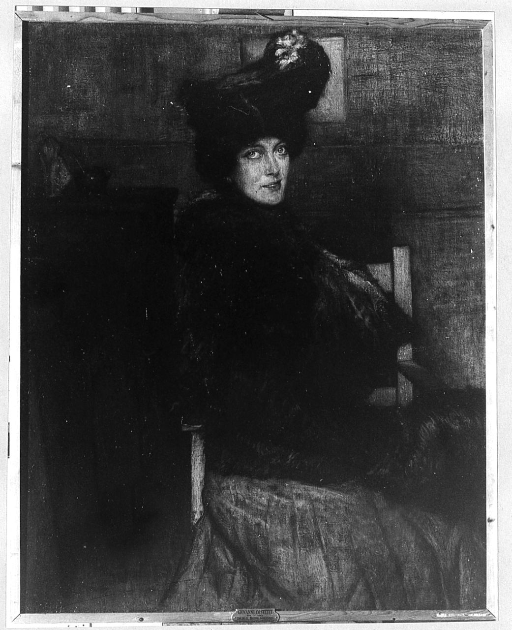 Il buon sorriso (Ritratto di Beatrice Ancillotti), ritratto di Beatrice Ancillotti (dipinto) di Costetti Giovanni (sec. XX)