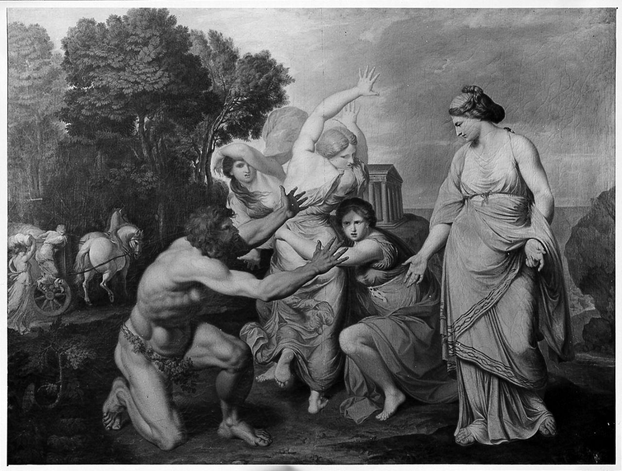 Ulisse e Nausicaa (dipinto) di De Parme Julien (sec. XVIII)