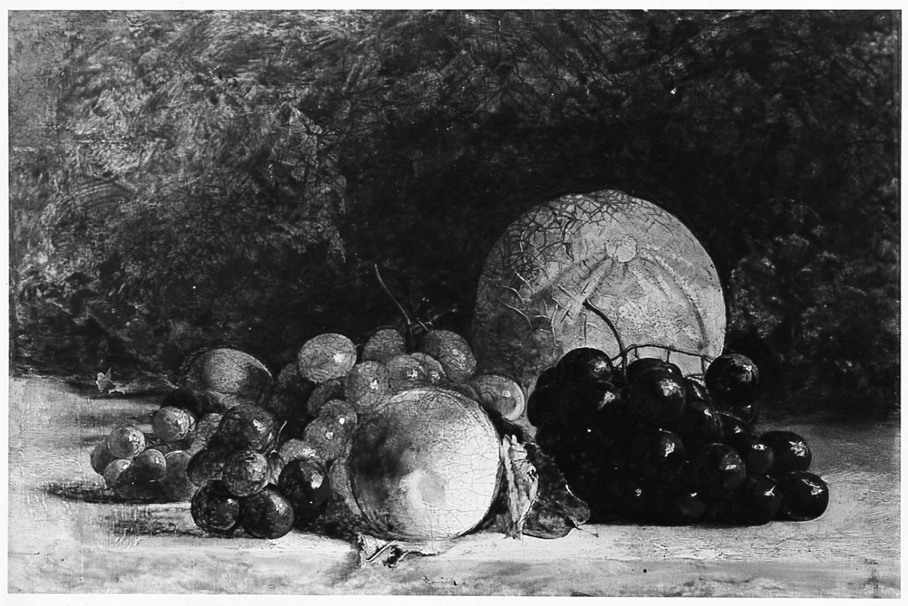 natura morta con frutta (dipinto) di Della Bruna Vincenzo (sec. XIX)
