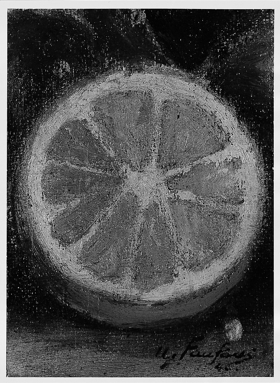 limone (dipinto) di Fanfani Ugo (sec. XX)