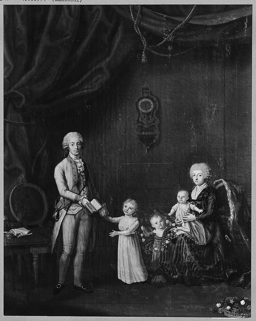 duca Filippo di Borbone con famiglia (dipinto) di Fechelm Christian Gottlob (sec. XVIII)