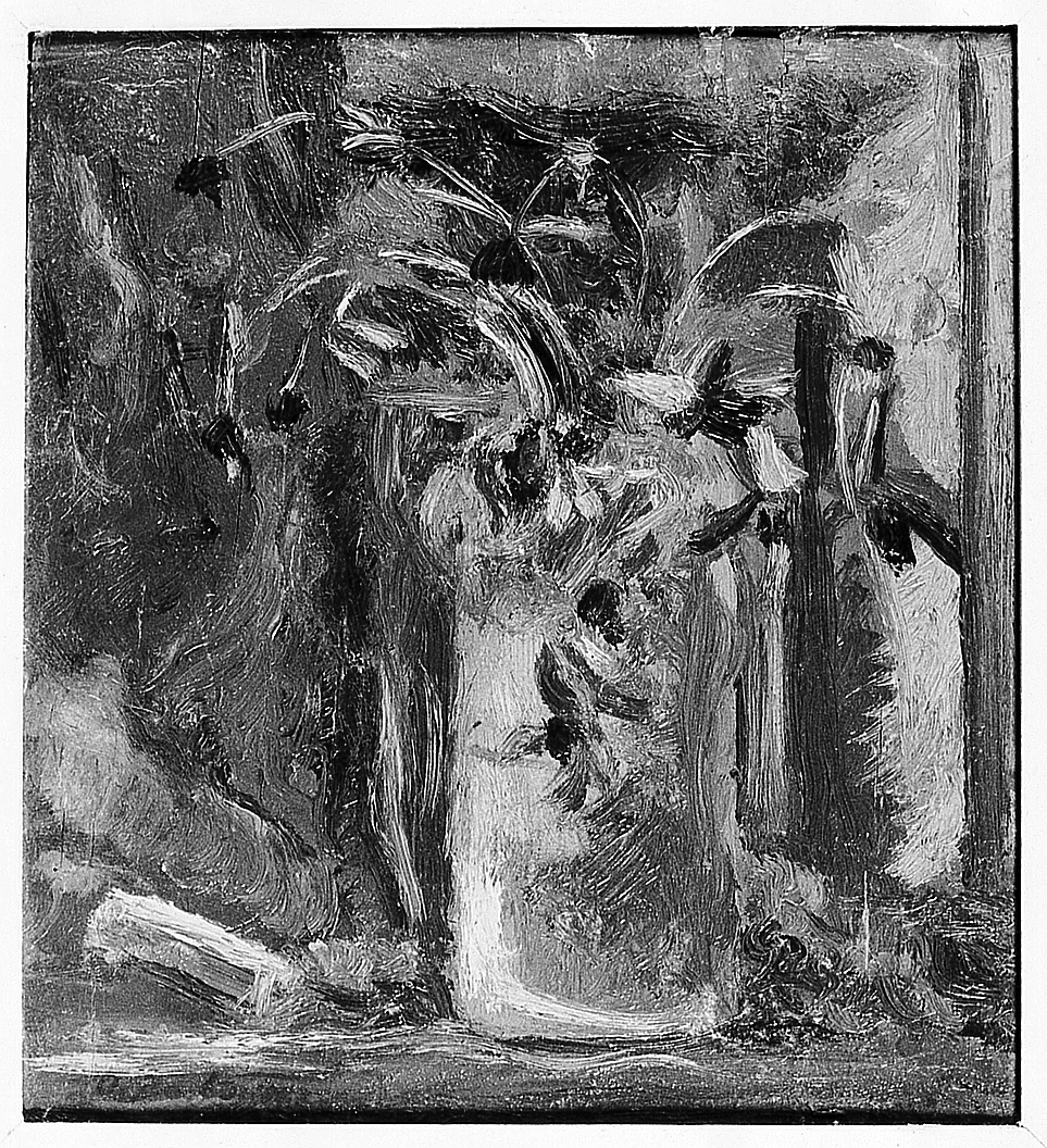 Natura morta con vaso di anemoni, natura morta (dipinto) di Fratoni Otello (sec. XX)