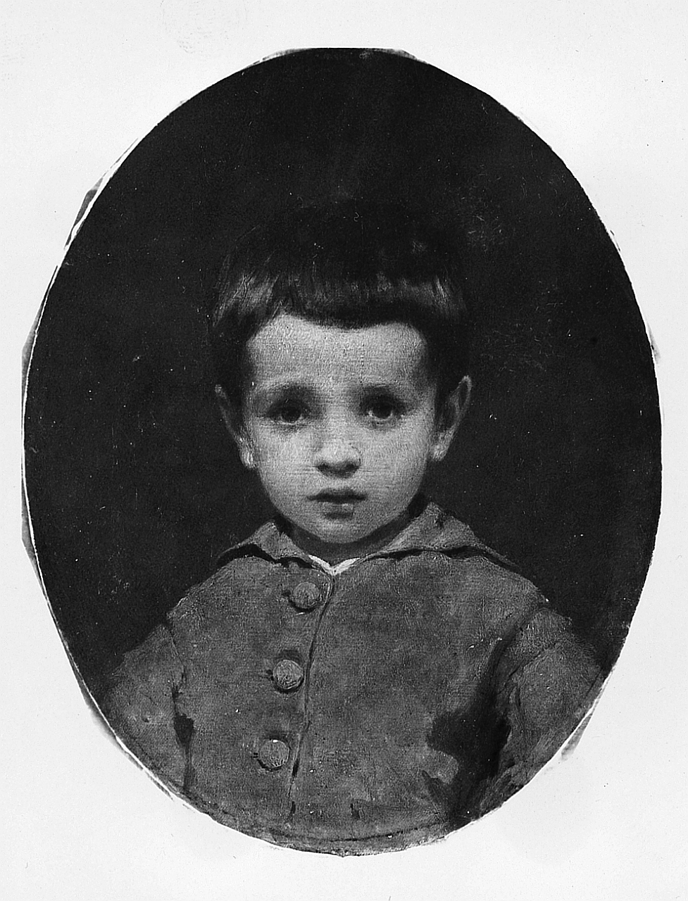 testa di fanciullo (dipinto) di Grandi Francesco (sec. XIX)