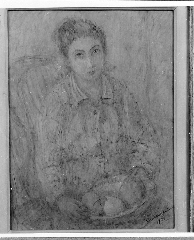 figura femminile (dipinto) di Semeghini Pio (sec. XX)