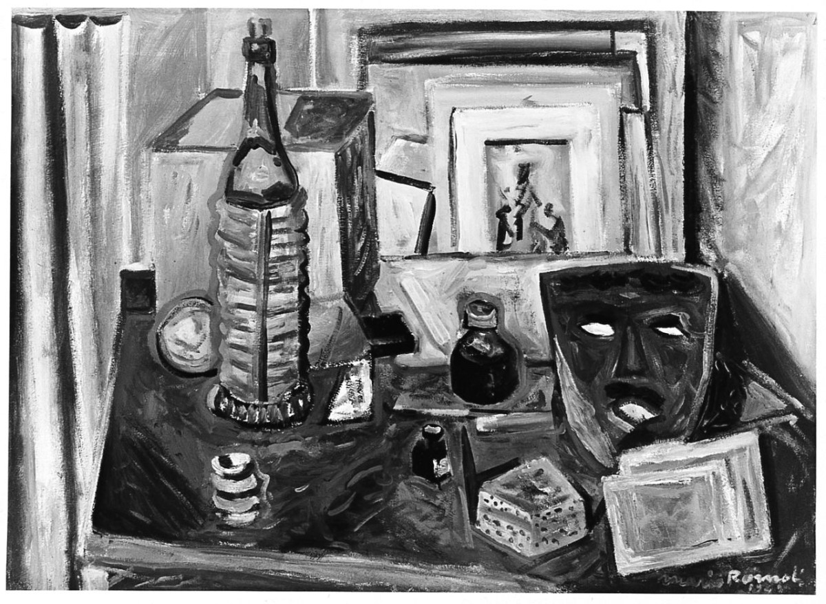 natura morta (dipinto) di Romoli Mario (sec. XX)