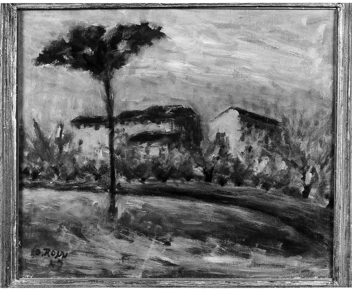 paesaggio (dipinto) di Rosai Ottone (sec. XX)
