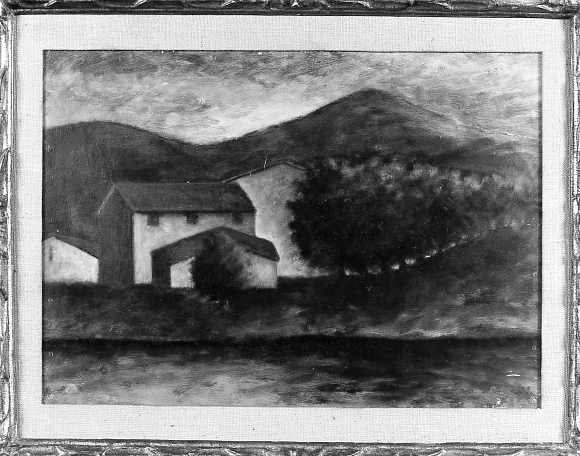 paesaggio (dipinto) di Rosai Ottone (sec. XX)