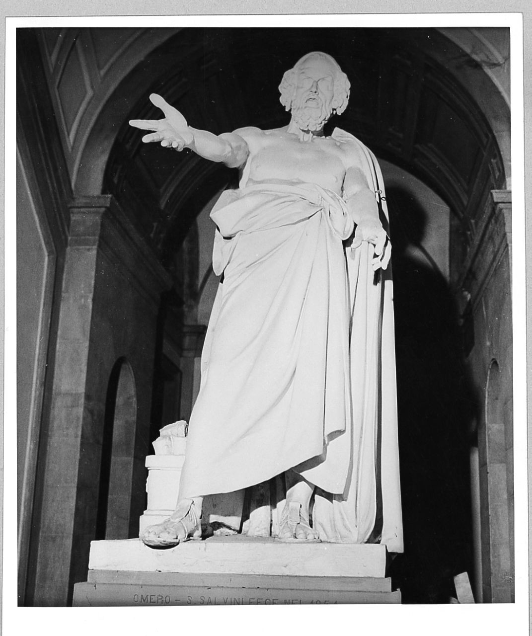 Omero (calco di statua) di Salvini Salvino (sec. XIX)