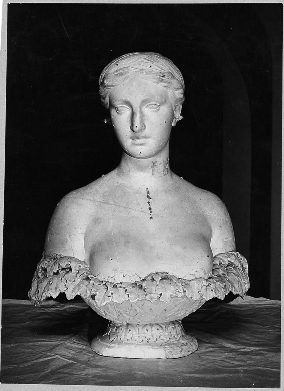 Ritratto di giovane donna (Proserpina), busto ritratto di donna (calco di statua) di Powers Hiram (sec. XIX)