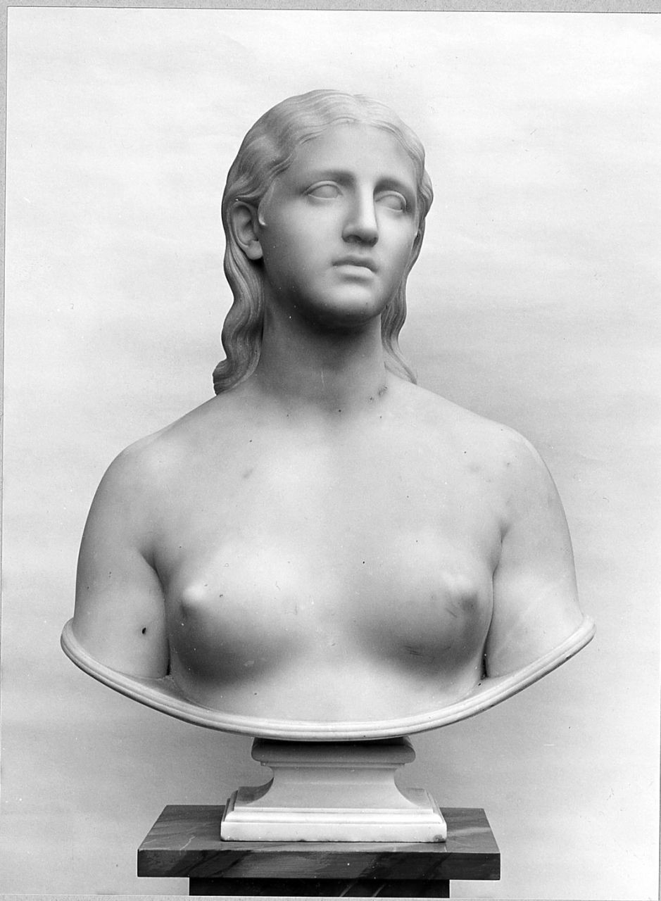 busto ritratto di donna (scultura) di Powers Hiram (sec. XIX)