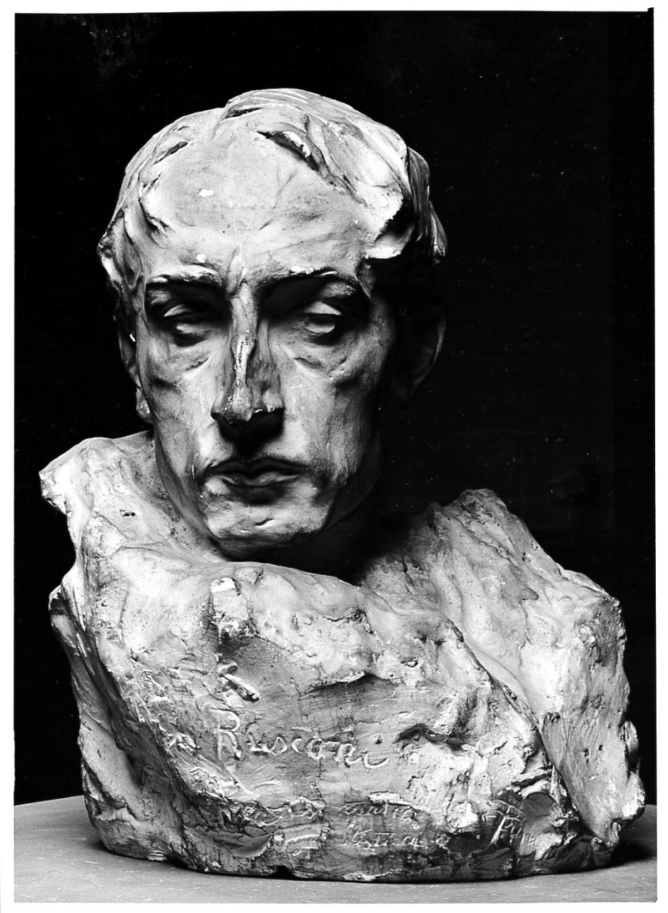 ritratto di Arturo Rusconi (calco di scultura) di Prini Giovanni (sec. XX)
