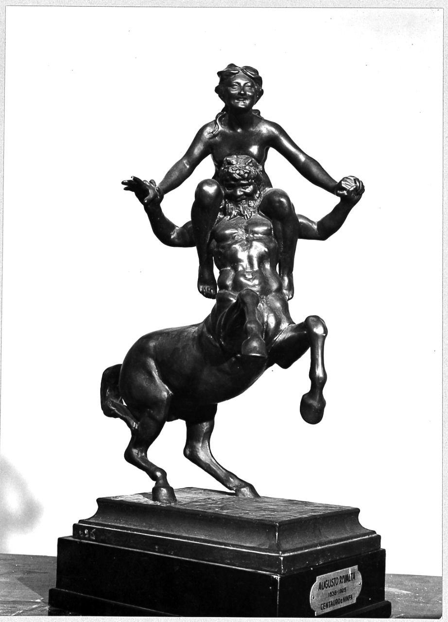 Il ratto, ninfa e centauro (scultura) di Rivalta Augusto (secc. XIX/ XX)