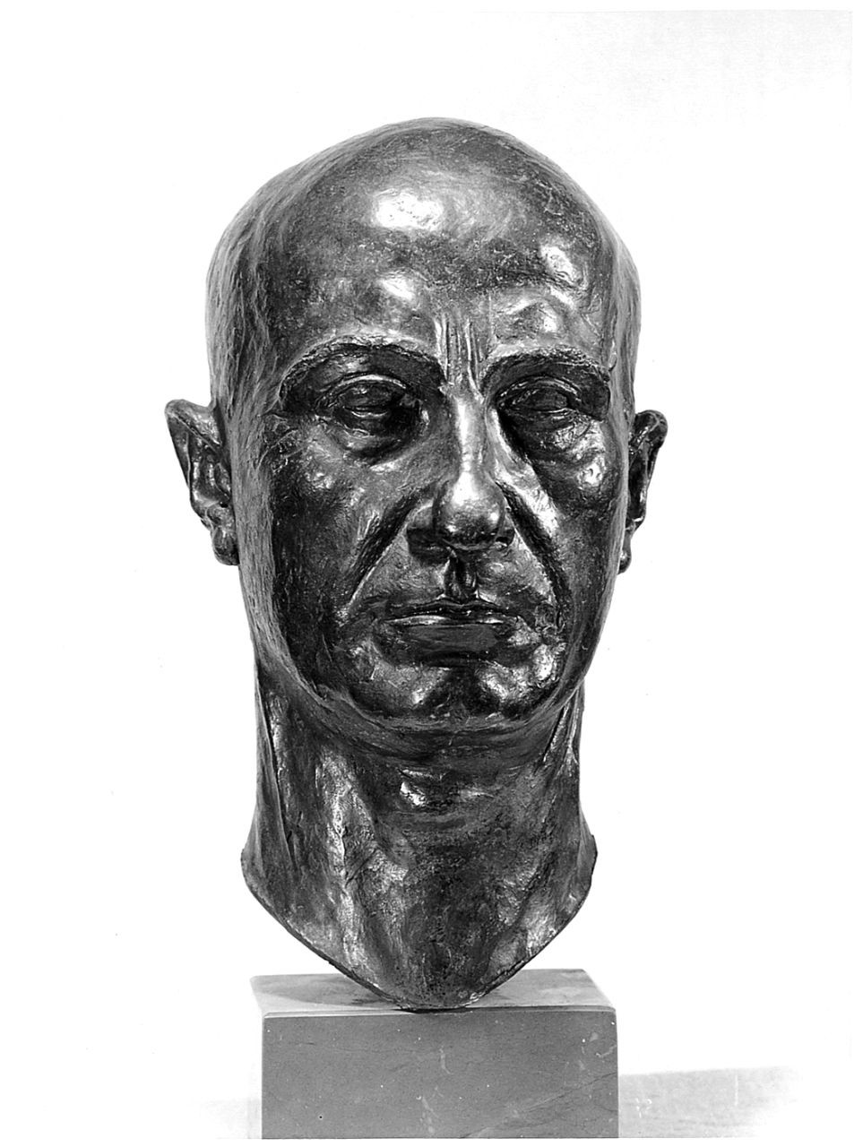 ritratto di Ardengo Soffici (scultura) di Romanelli Romano (sec. XX)