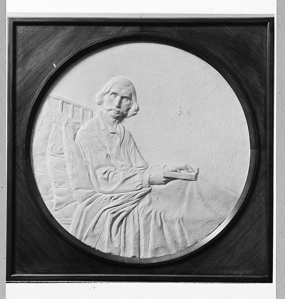ritratto di Paolo Celesia (rilievo) di Trentacoste Domenico (sec. XX)
