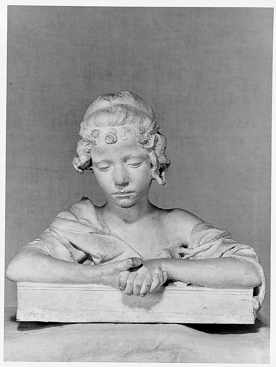 Ave, busto di fanciulla (scultura) di Trentacoste Domenico (sec. XIX)