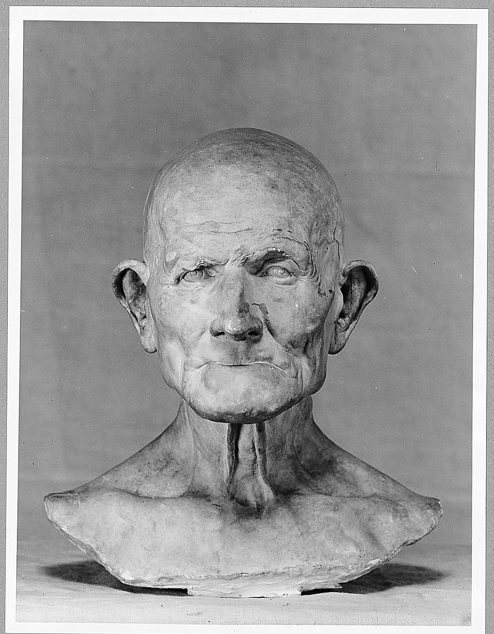 busto di vecchio (scultura) di Trentacoste Domenico (sec. XX)