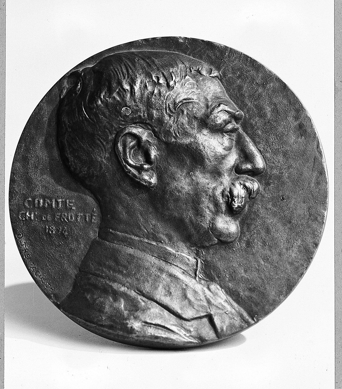 ritratto di Charles de Frotté (medaglia) di Trentacoste Domenico (sec. XIX)