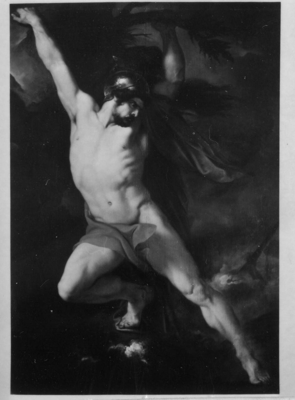 Aiace d'Oileo (dipinto) di Sabatelli Francesco (sec. XIX)