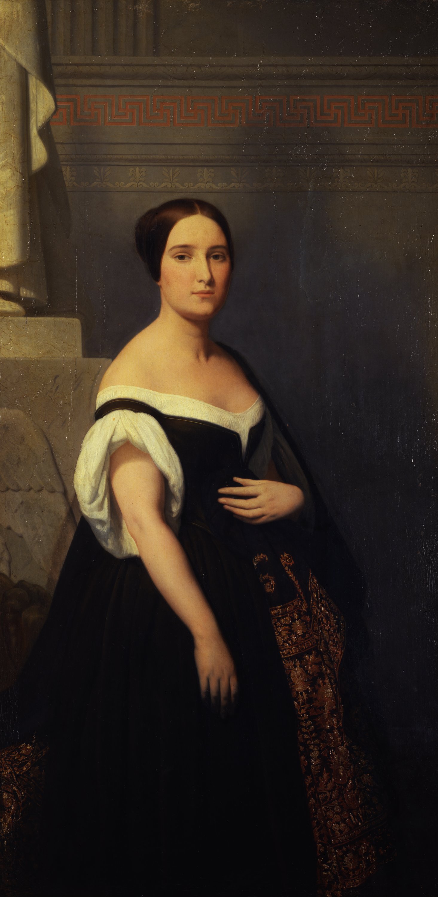 ritratto della principessa Matilde Bonaparte (dipinto) di Scheffer Ary (sec. XIX)