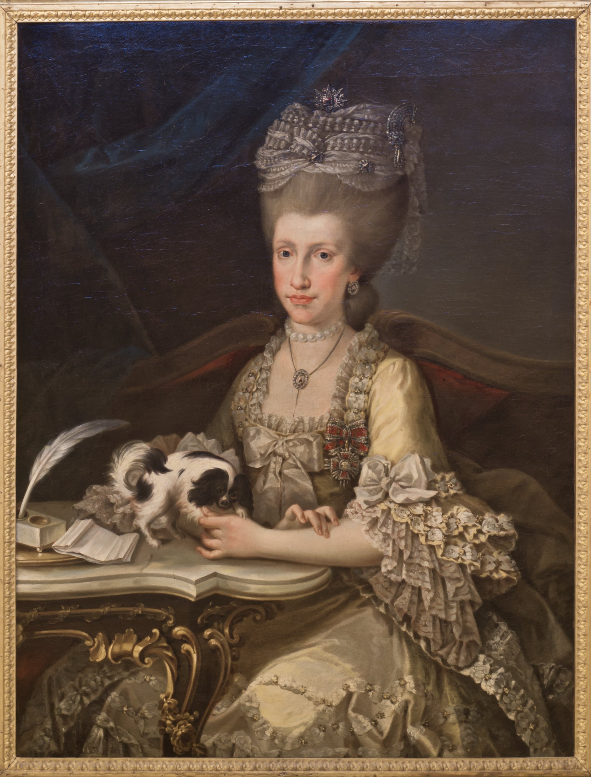 ritratto di Maria Luisa d'Asburgo Lorena (dipinto) di Lucci Filippo (sec. XVIII)