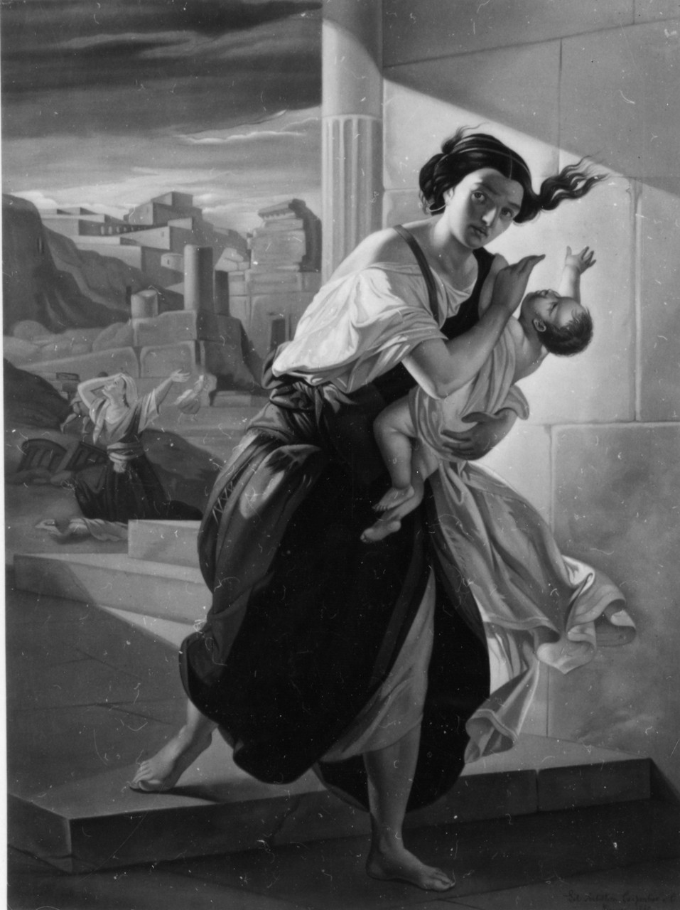 strage degli innocenti (stampa a colori) di Carpentier Vincenzo (sec. XIX)