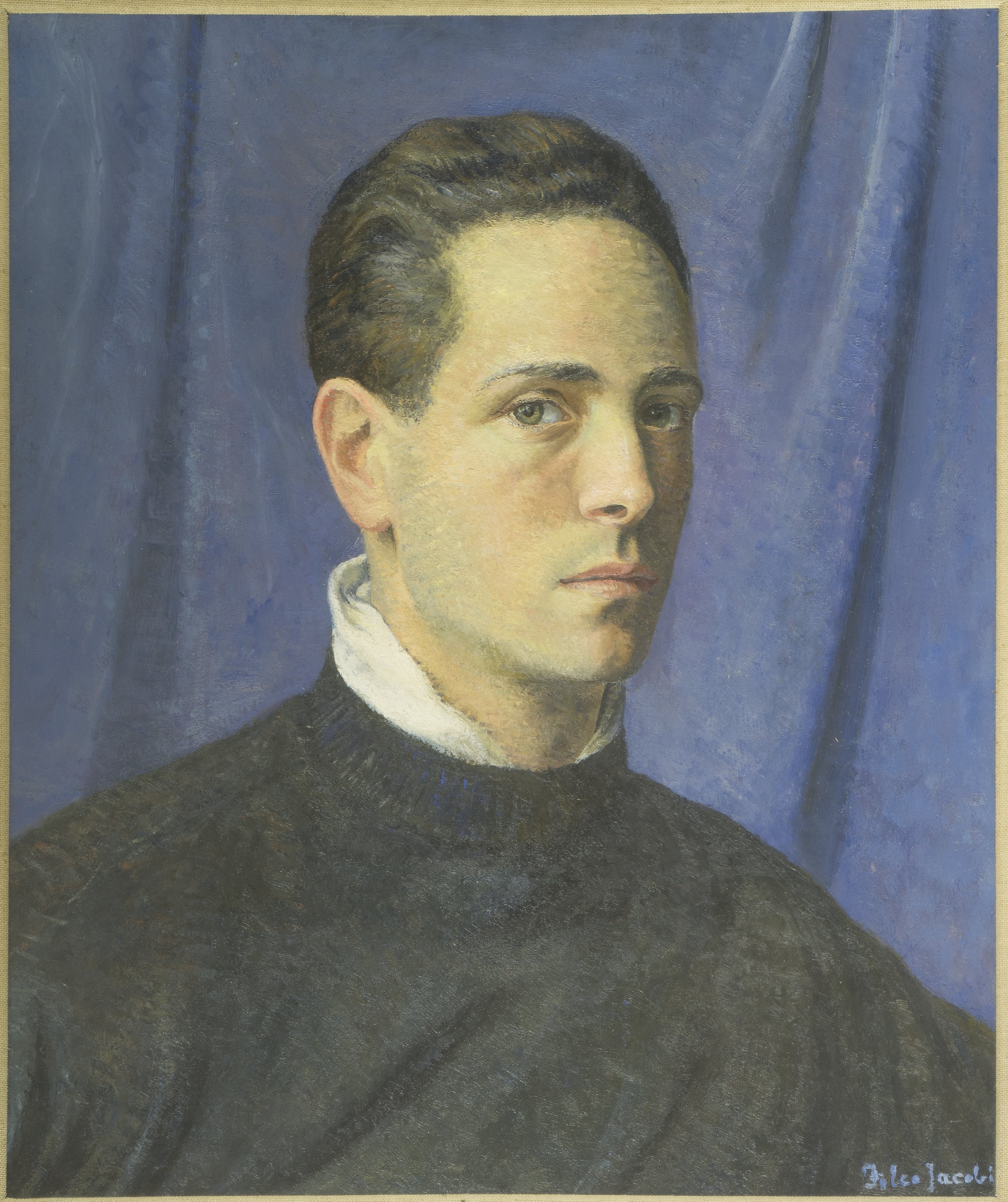 autoritratto di Folco Jacobi (dipinto) di Iacobi Folco (sec. XX)