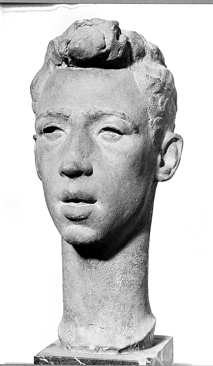 Ritratto di giovane, testa di fanciullo (scultura) di Minguzzi Luciano (sec. XX)
