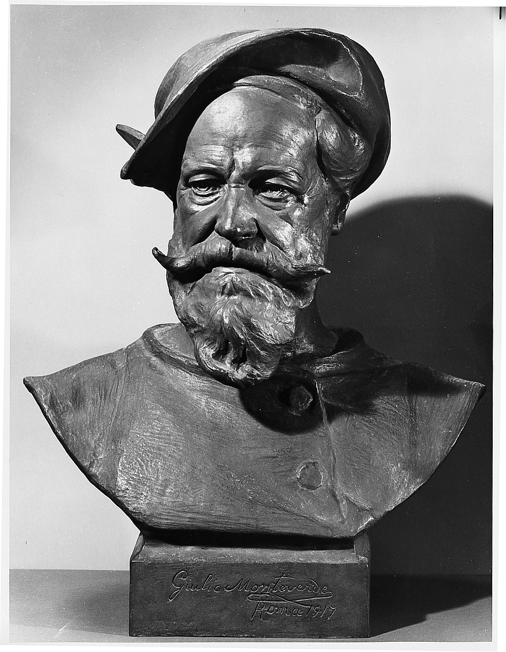 autoritratto di Giulio Monteverde (statua) di Monteverde Giulio (sec. XX)