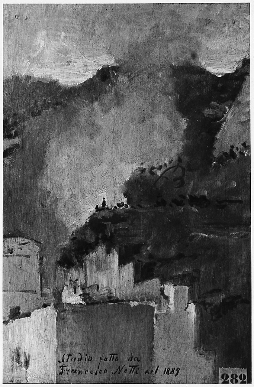 paesaggio (dipinto) di Netti Francesco (sec. XIX)