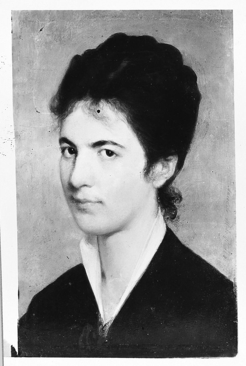 ritratto di donna (dipinto) di Malatesta Adeodato (sec. XIX)