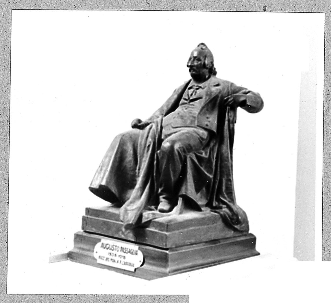 ritratto di Francesco Carrara (bronzetto) di Passaglia Augusto (sec. XIX)