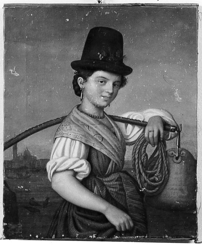 Giovinetta, ritratto di bambina (dipinto) di Pesce Francesco (prima metà sec. XIX)