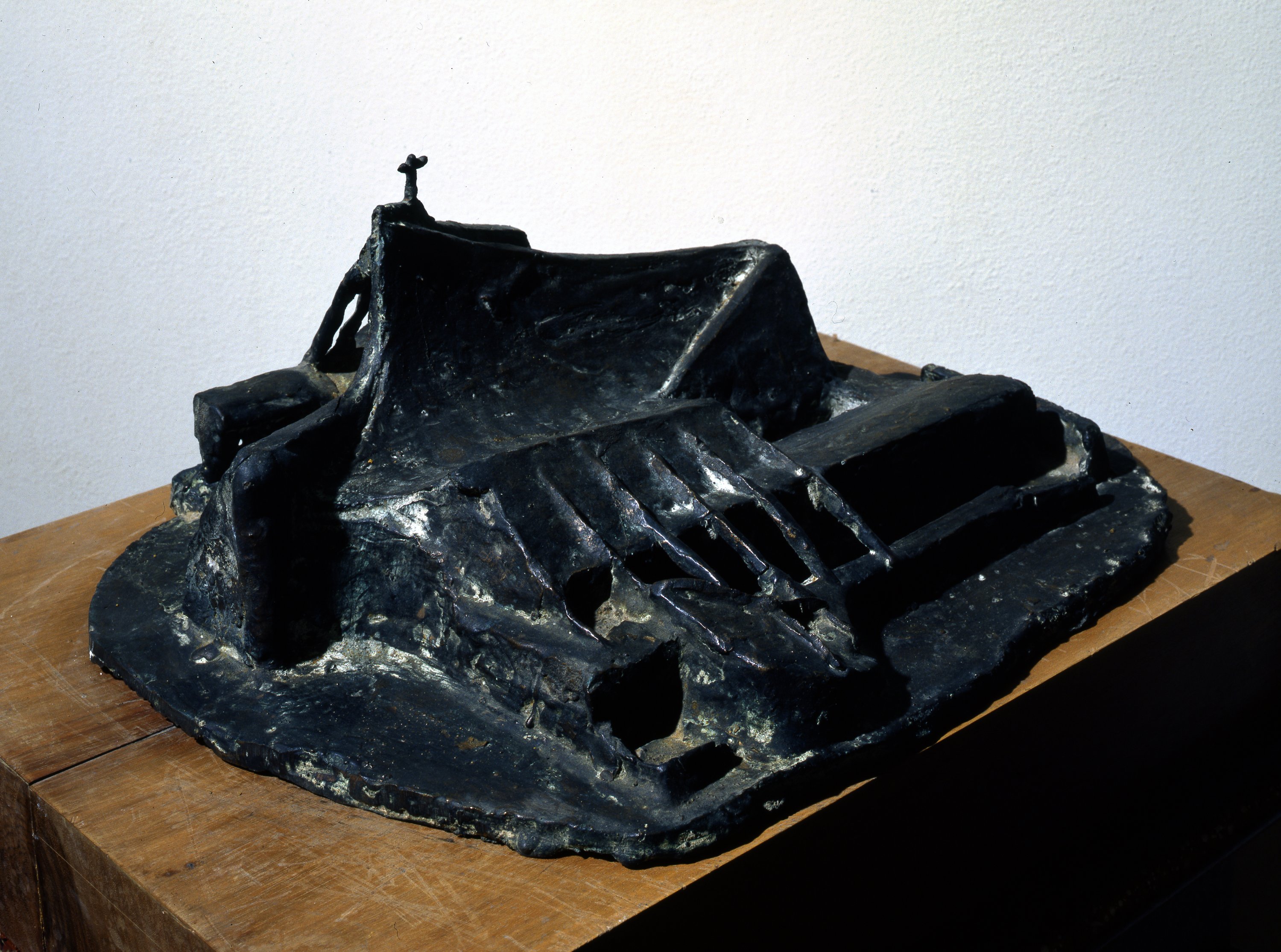 Modello della chiesa dellAutostrada del Sole, architettura (scultura) di Michelucci Giovanni (sec. XX)