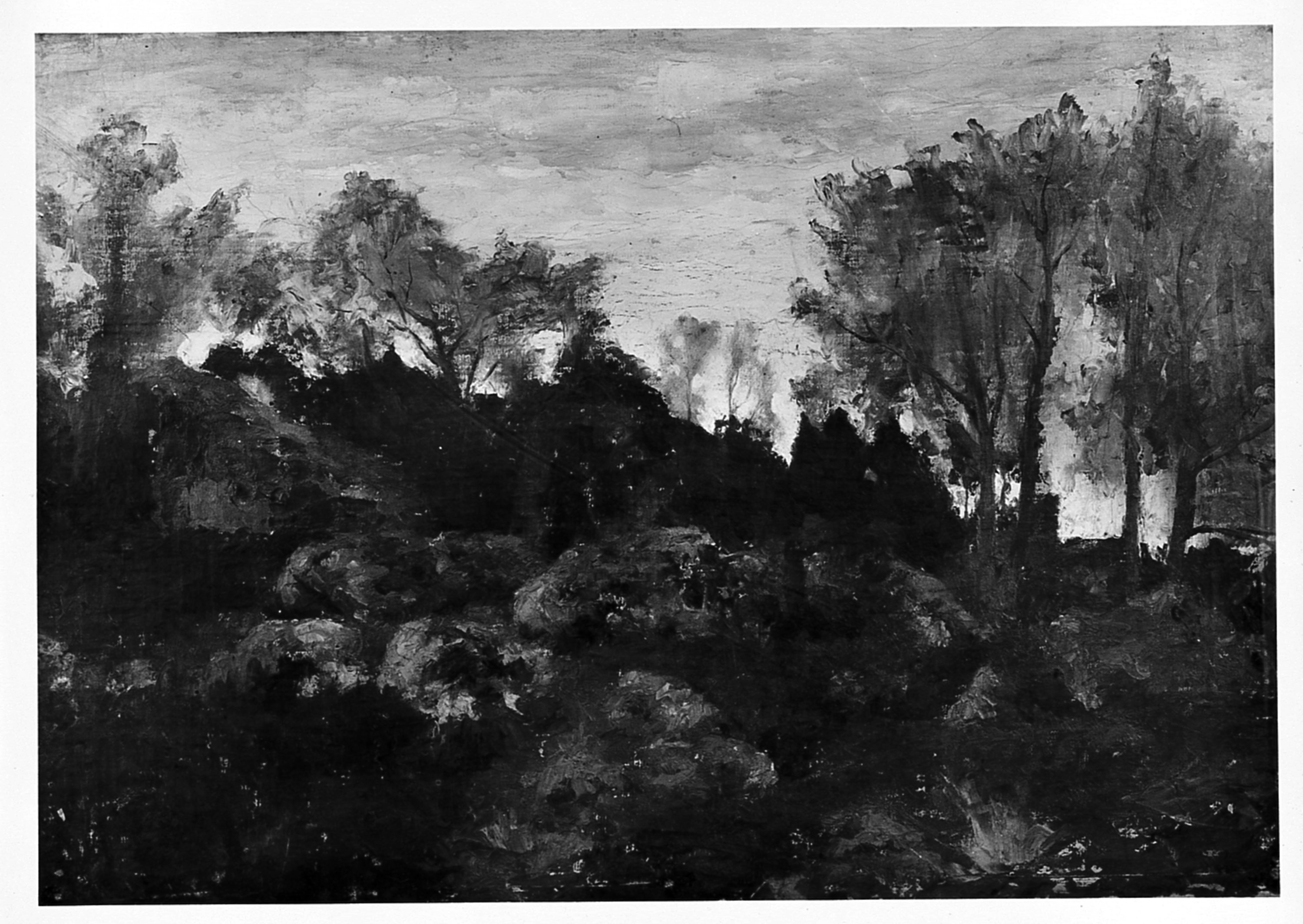 paesaggio (dipinto) di Simi Filadelfo (sec. XX)