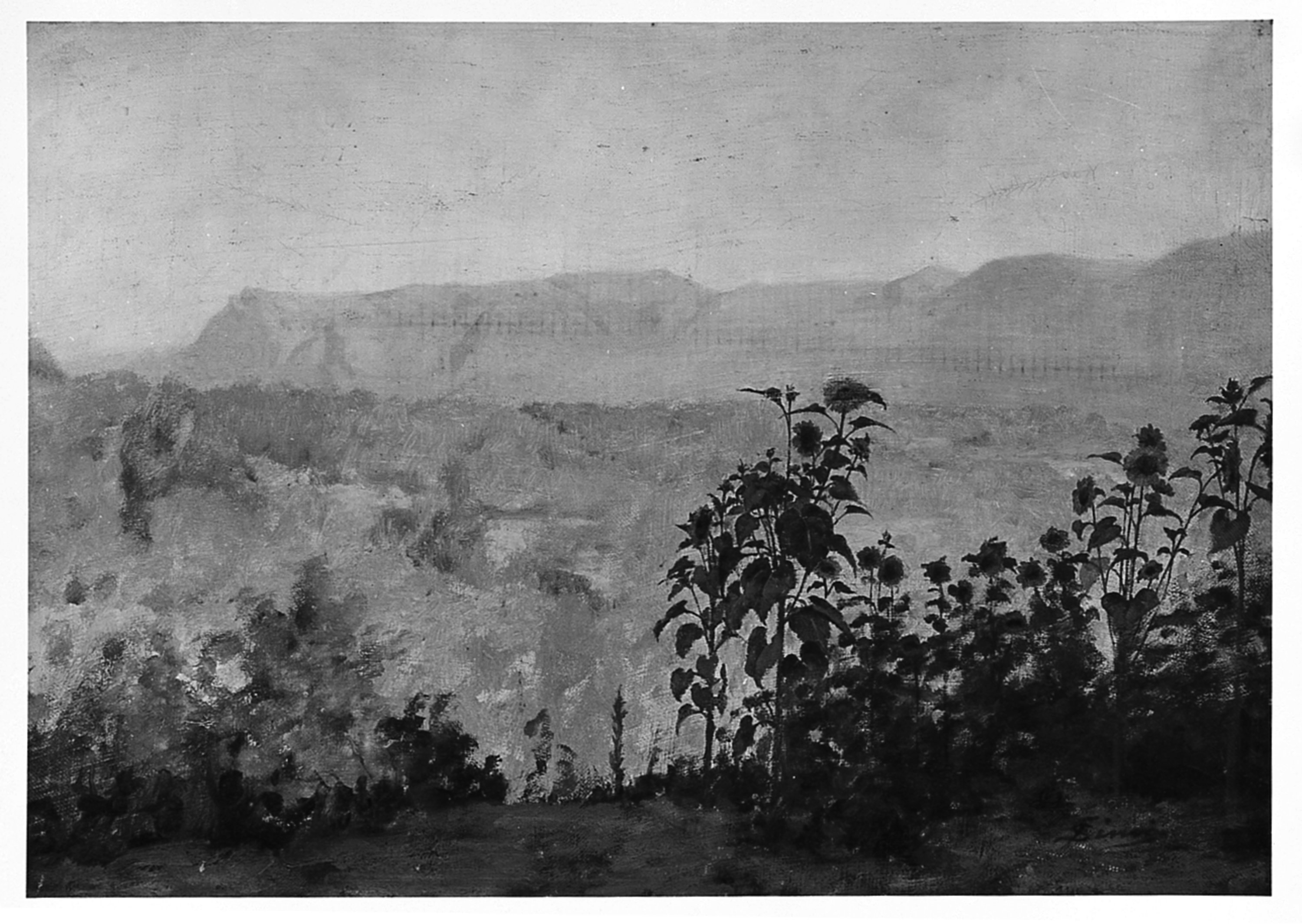 Rosolacci, paesaggio (dipinto) di Simi Filadelfo (sec. XIX)