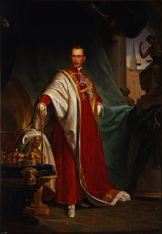ritratto di Francesco Giuseppe Imperatore d'Austria (dipinto) di Sogni Giuseppe (sec. XIX)