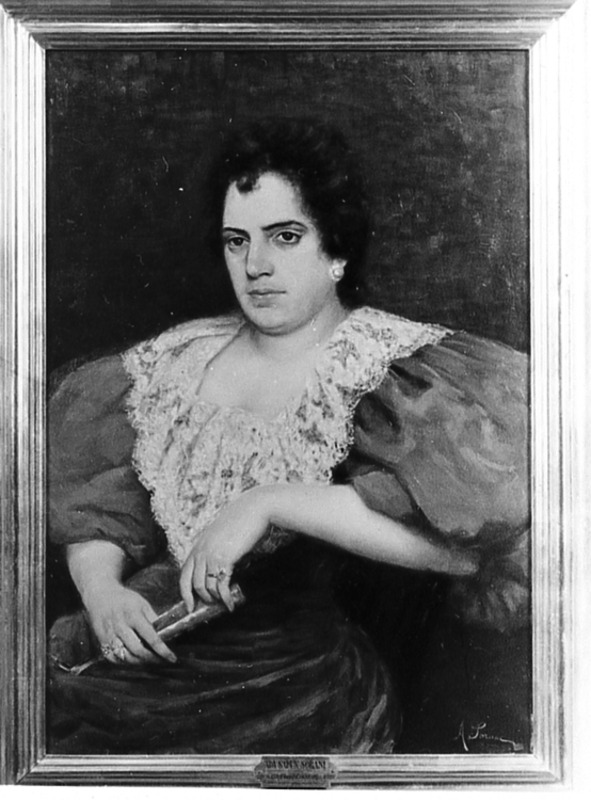 ritratto di Fanny Coen (dipinto) di Sorani Sadun Ada (sec. XIX)