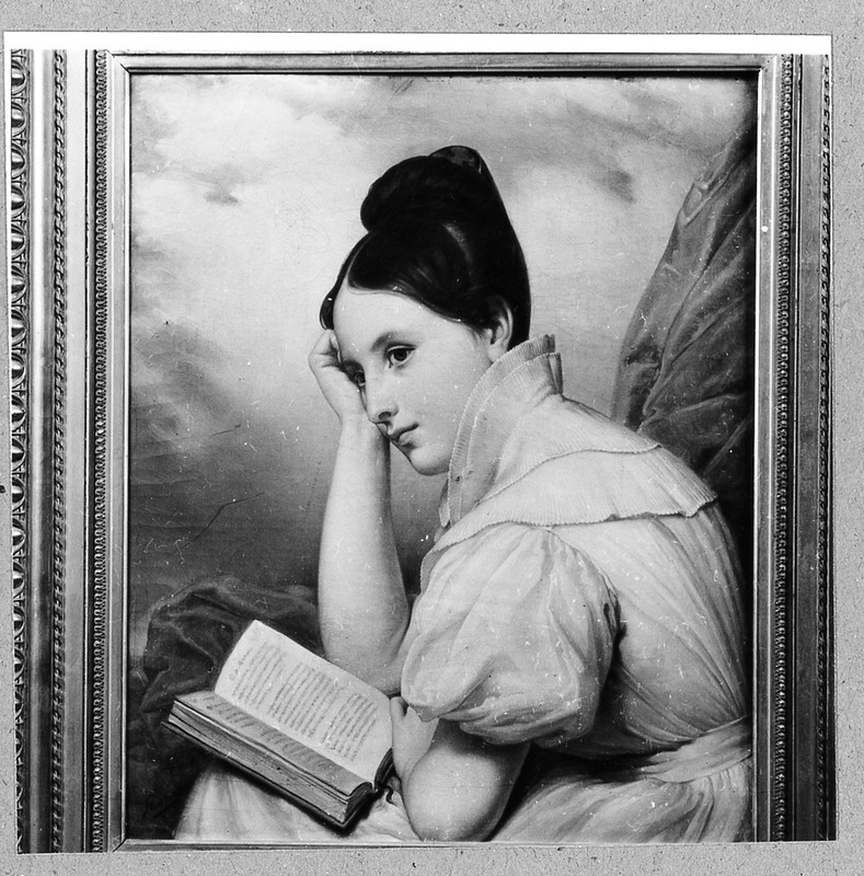 ritratto di donna (dipinto) di Steuben Carl von (sec. XIX)