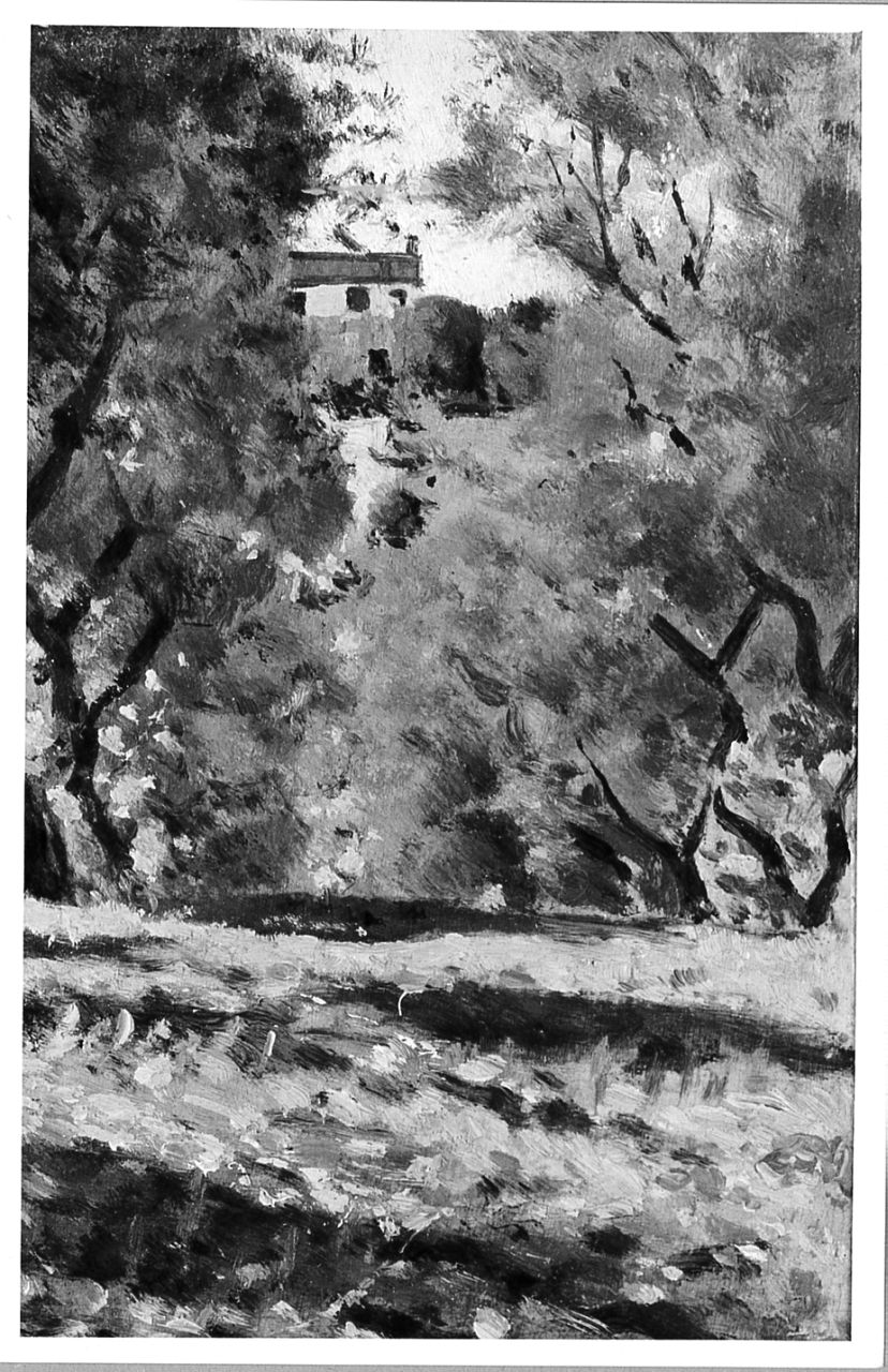 paesaggio (dipinto) di Torchi Angelo (inizio sec. XX)