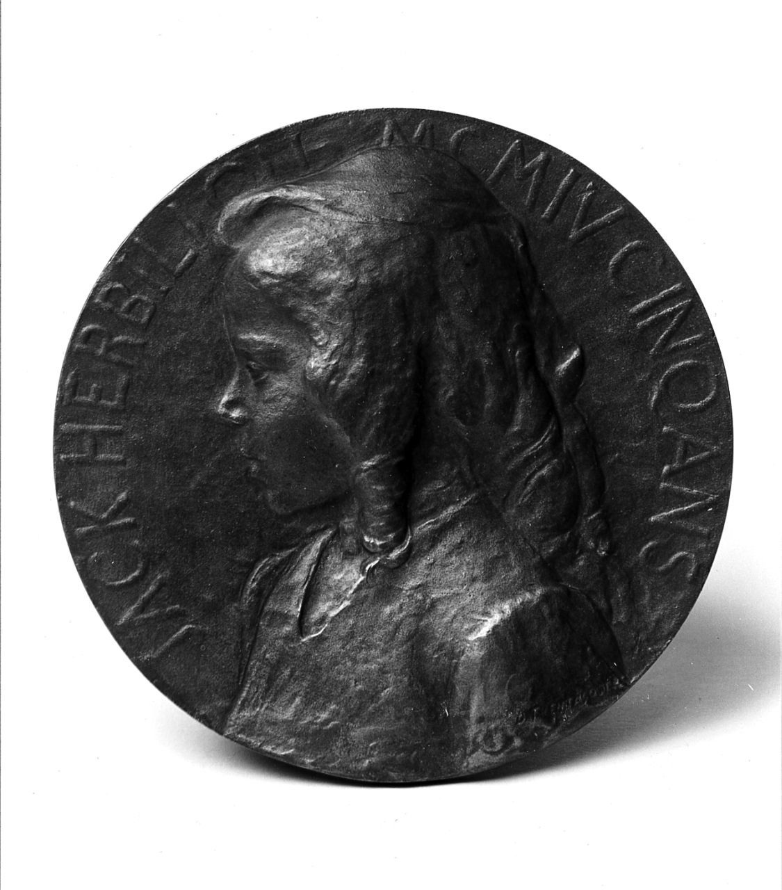 ritratto di Jack Herbillon (medaglia) di Trentacoste Domenico (sec. XX)