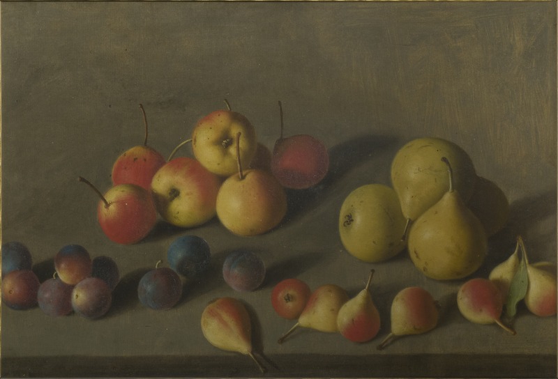 natura morta con frutta (dipinto) di Toma Gioacchino (sec. XIX)