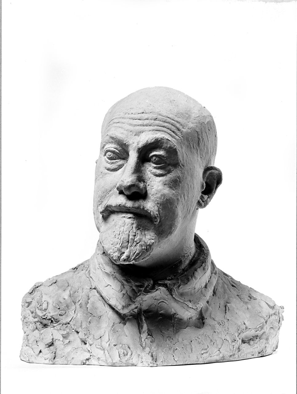 busto autoritratto di Domenico Trentacoste (calco di scultura) di Trentacoste Domenico (sec. XX)