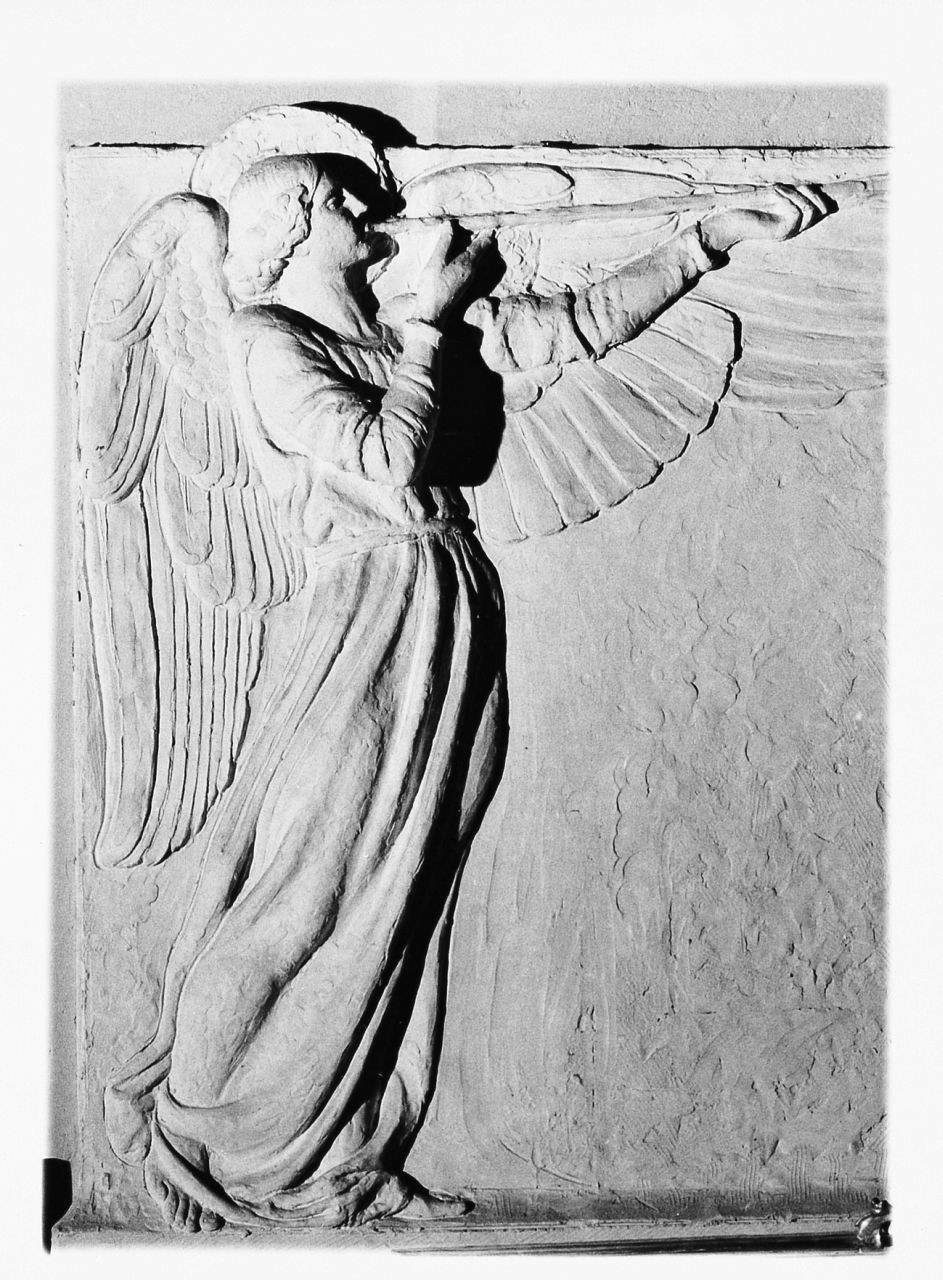 angelo musicante (calco di rilievo) di Trentacoste Domenico (sec. XX)