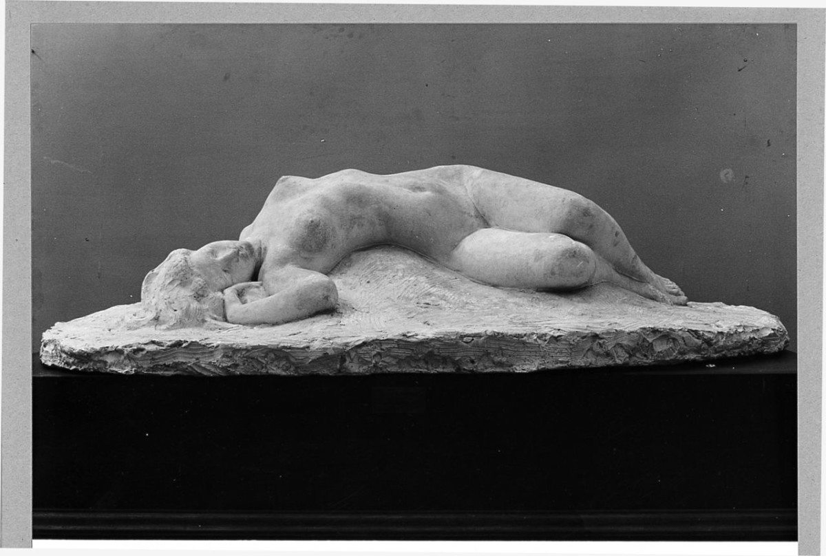 figura femminile nuda (calco di statua) di Trentacoste Domenico (primo quarto sec. XX)