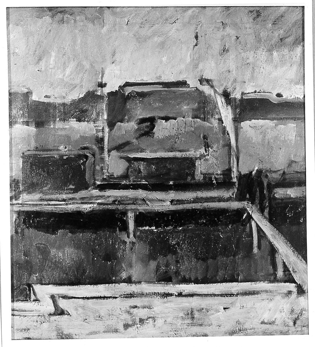 paesaggio (dipinto) di Tursi Francesco (sec. XX)