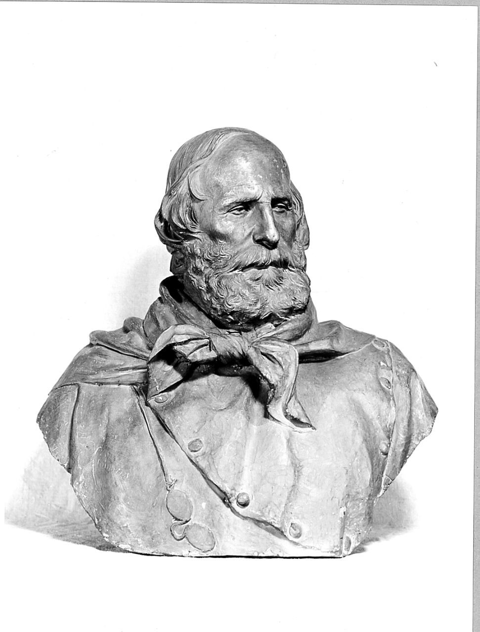 busto ritratto di Giuseppe Garibaldi (scultura) di Ximenes Ettore (sec. XIX)