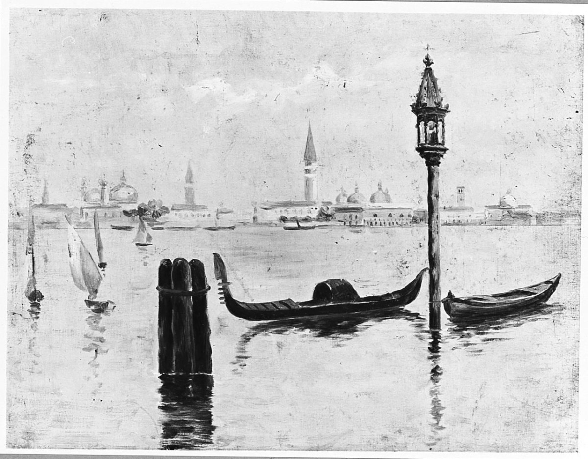 veduta di Venezia (dipinto) di Ancillotti Torello (sec. XIX)