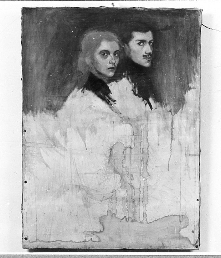 ritratti di Beatrice Ancillotti e Giovanni Costetti (dipinto) di Ancillotti Goretti Beatrice (sec. XX)