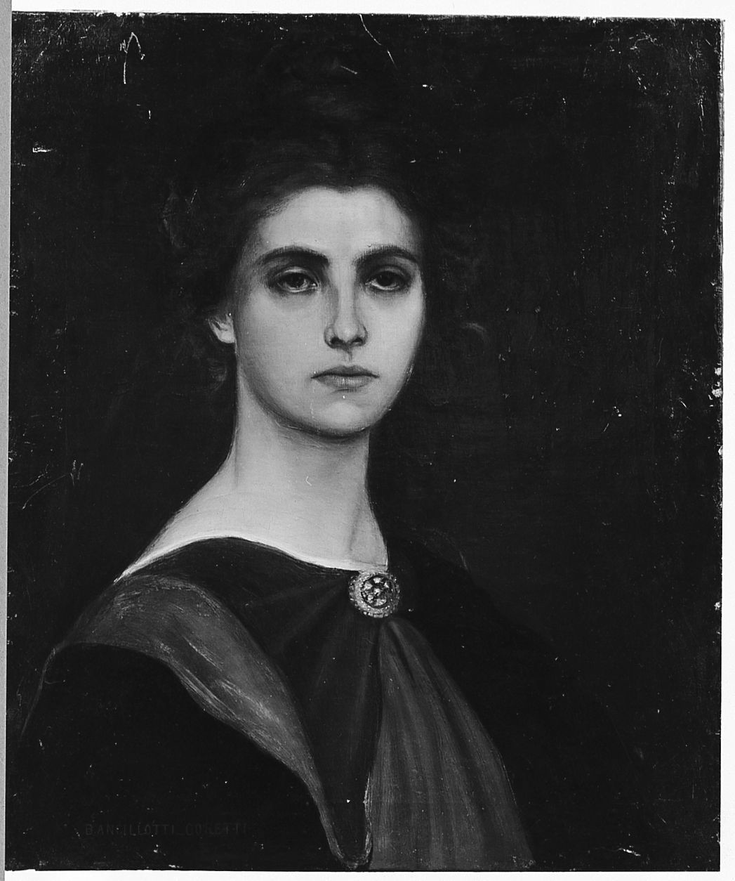 autoritratto di Beatrice Ancillotti Goretti (dipinto) di Ancillotti Goretti Beatrice (sec. XX)